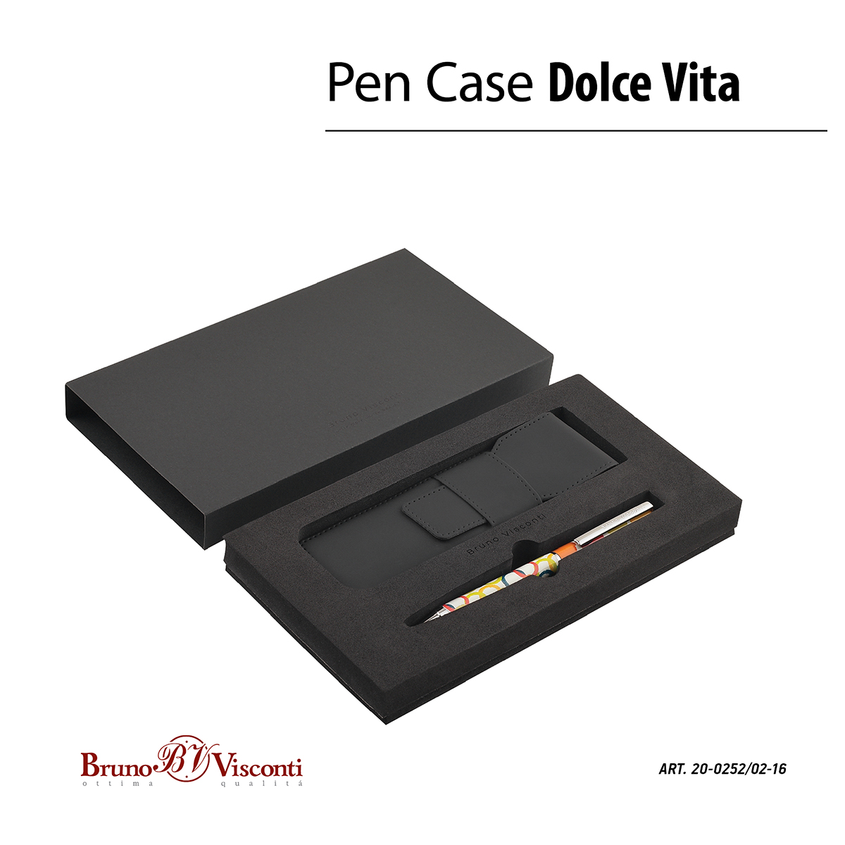 Bruno Visconti Ручка DOLCE VITA 0.7 мм 20-0252/02-16 Геометрия цвет чернил: синий Фото 3.