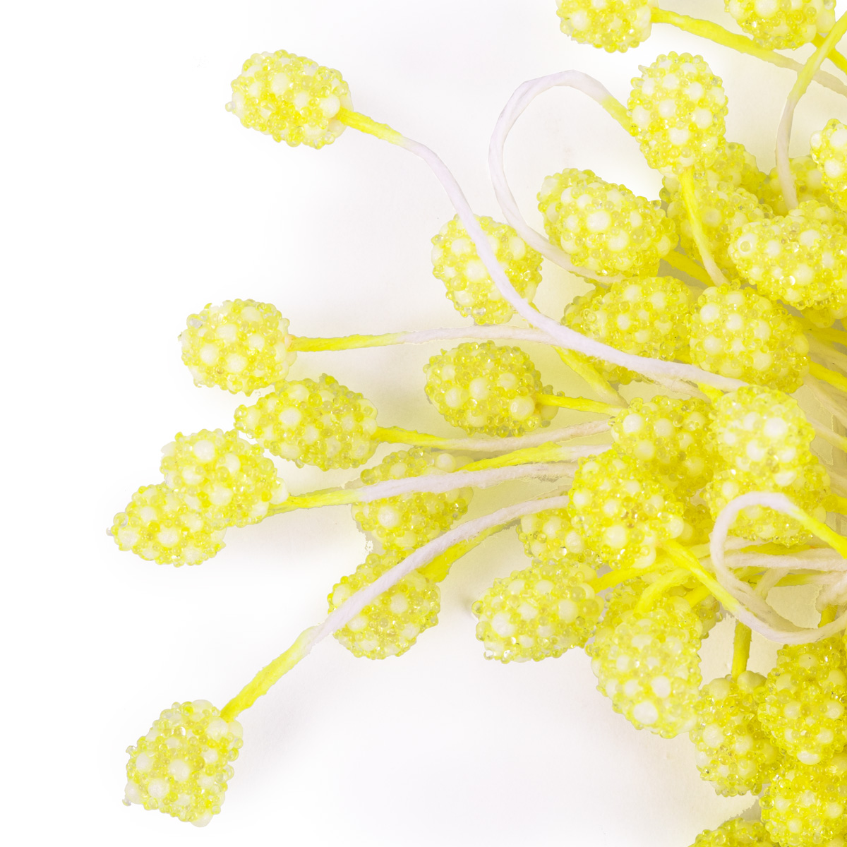 Blumentag Тычинки для искусственных цветов TIC/MBF-3 85 шт желтый/yellow Фото 5.