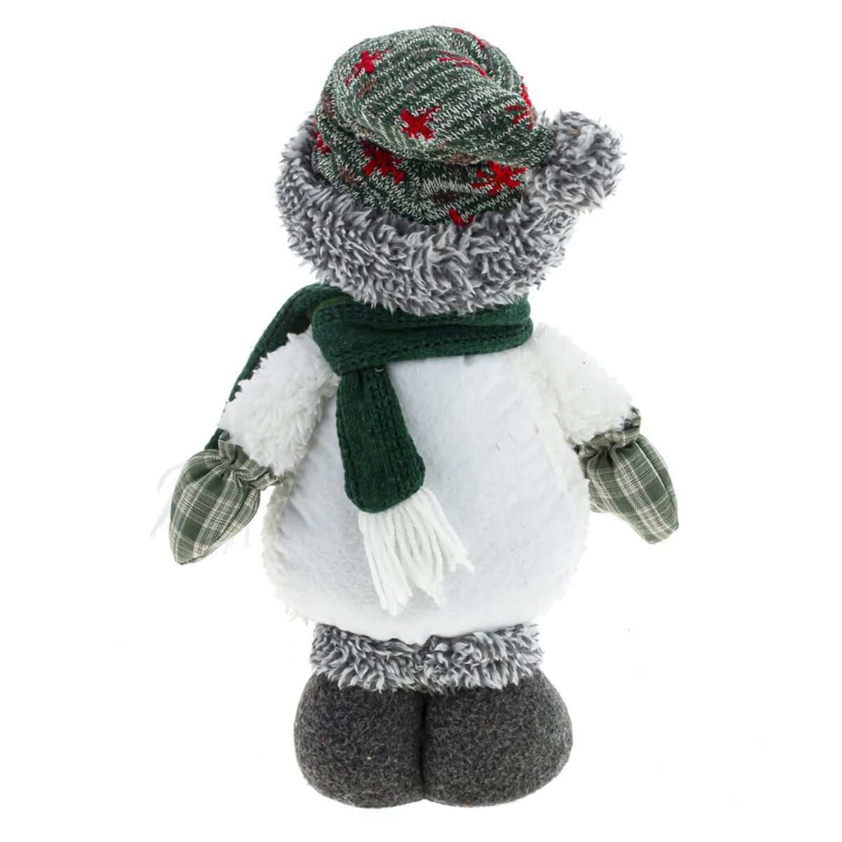 792841 Игрушка набивная Снеговик 19 х 13 х 52 см Зеленый, Белый Фото 8.