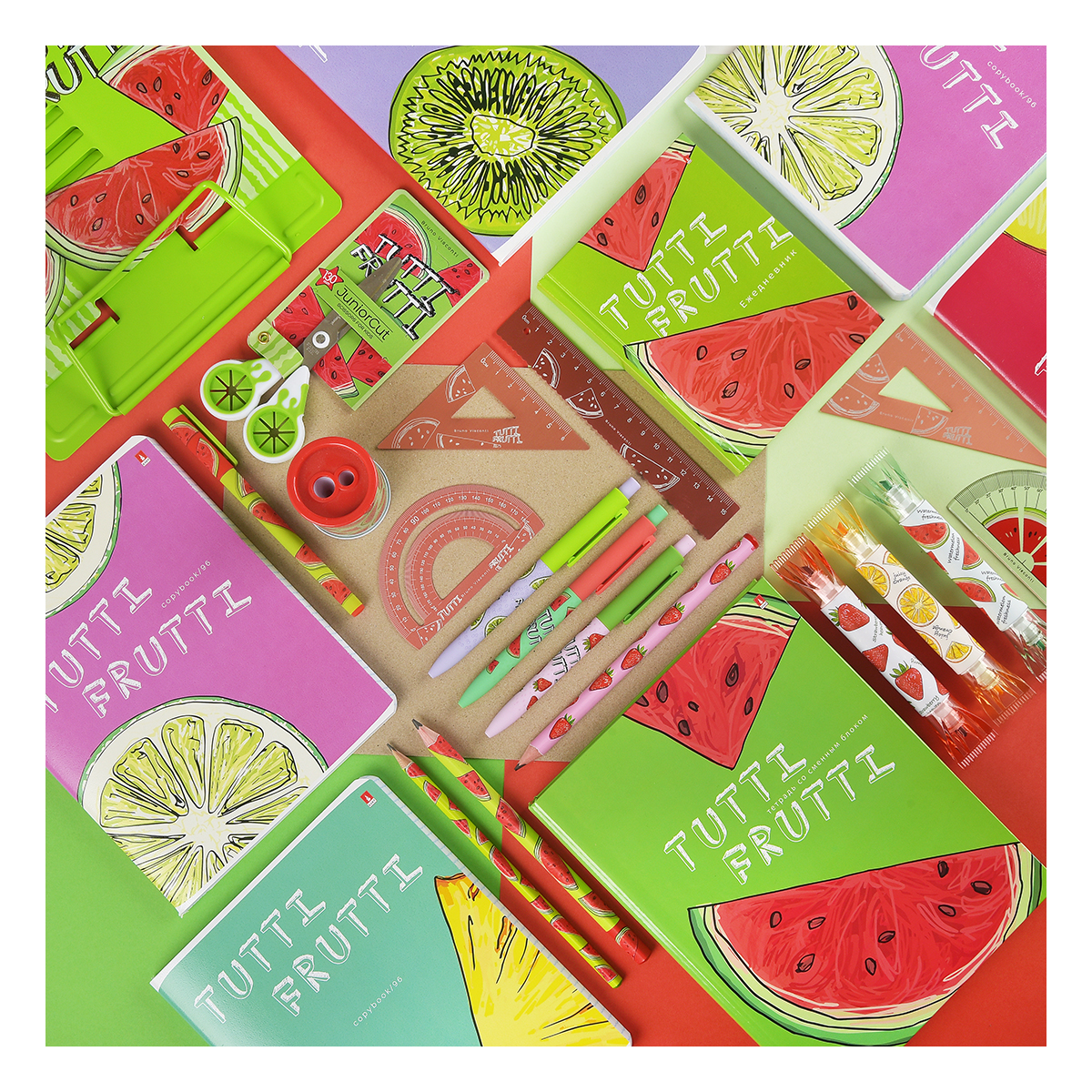 Bruno Visconti Подставка для книг металлическая FRESH & FRUITY.АРБУЗ с регулируемым наклоном 24-0014 Фото 6.