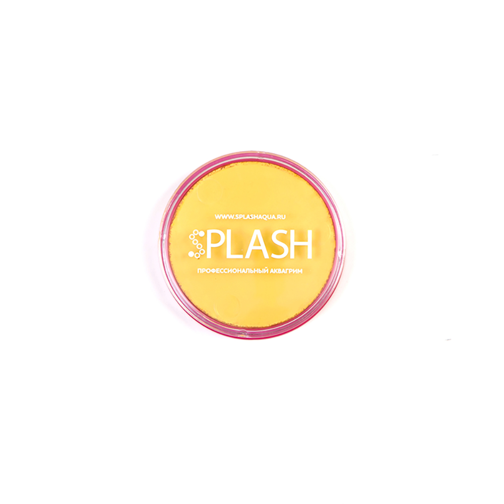 SPLASH Профессиональный аквагрим в шайбе 20 г 090105 желтый Фото 1.