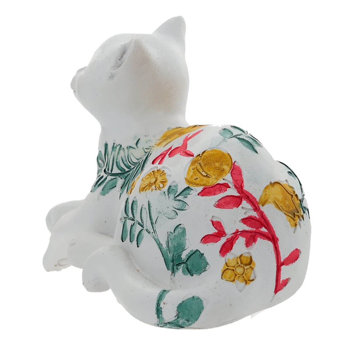 796917 Фигурка декоративная Кошка 15.5 х 9 х 9 см Голубой Фото 3.