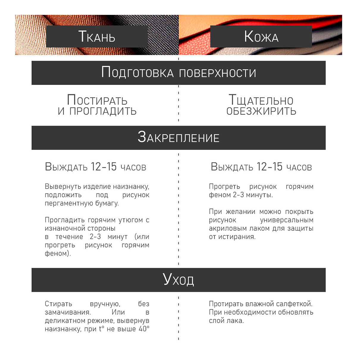 ТАИР краска акриловая по ткани и коже 50 мл 0812034 Красная темная Фото 8.