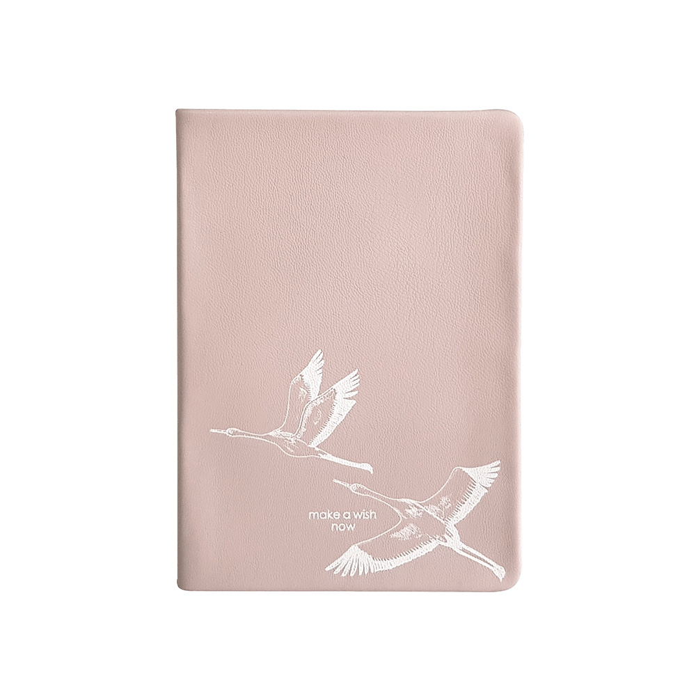 Infolio Ежедневник недатированный Wish A6+ 140 x 100 мм 96 л. Розово-бежевый AZ1132/pink Фото 1.