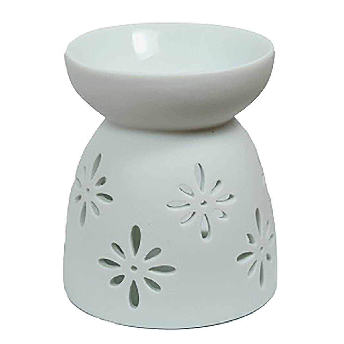 Giftman 16426 Аромалампа Снежинка 9 х 9 х 7.5 см белая, чаша белая Фото 2.