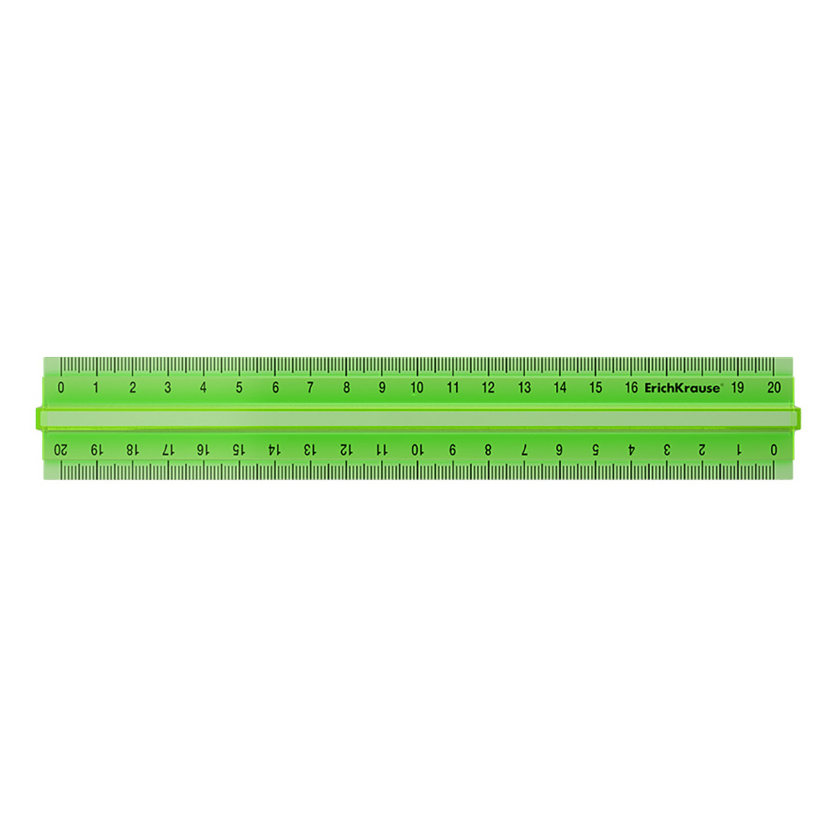 ErichKrause 55519 Линейка с держателем Neon 20 см зелёная Фото 1.