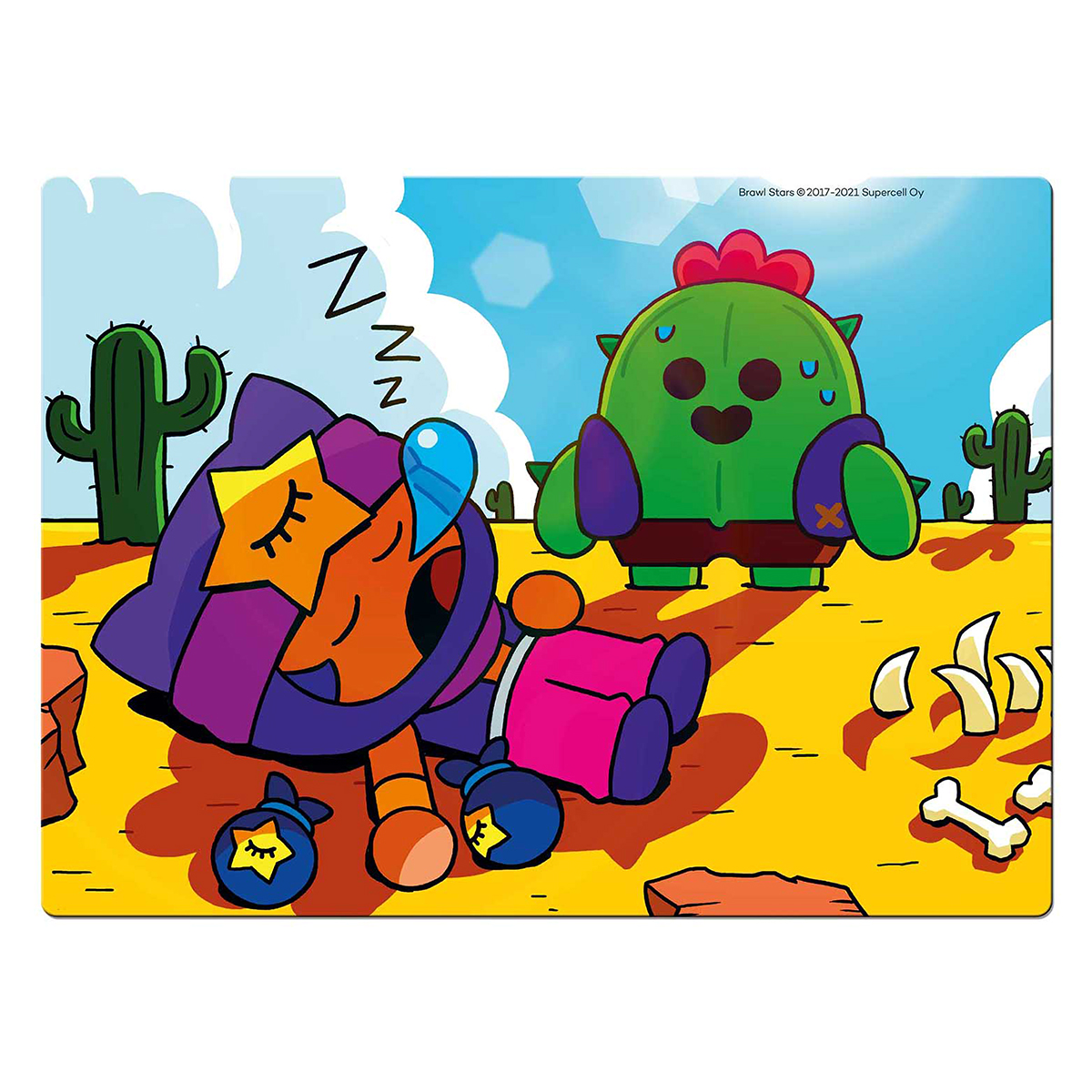 Premiere Publishing Пазл Brawl Stars 160 элемент. PZ0014 Спайк и Сенди тихий час Фото 2.
