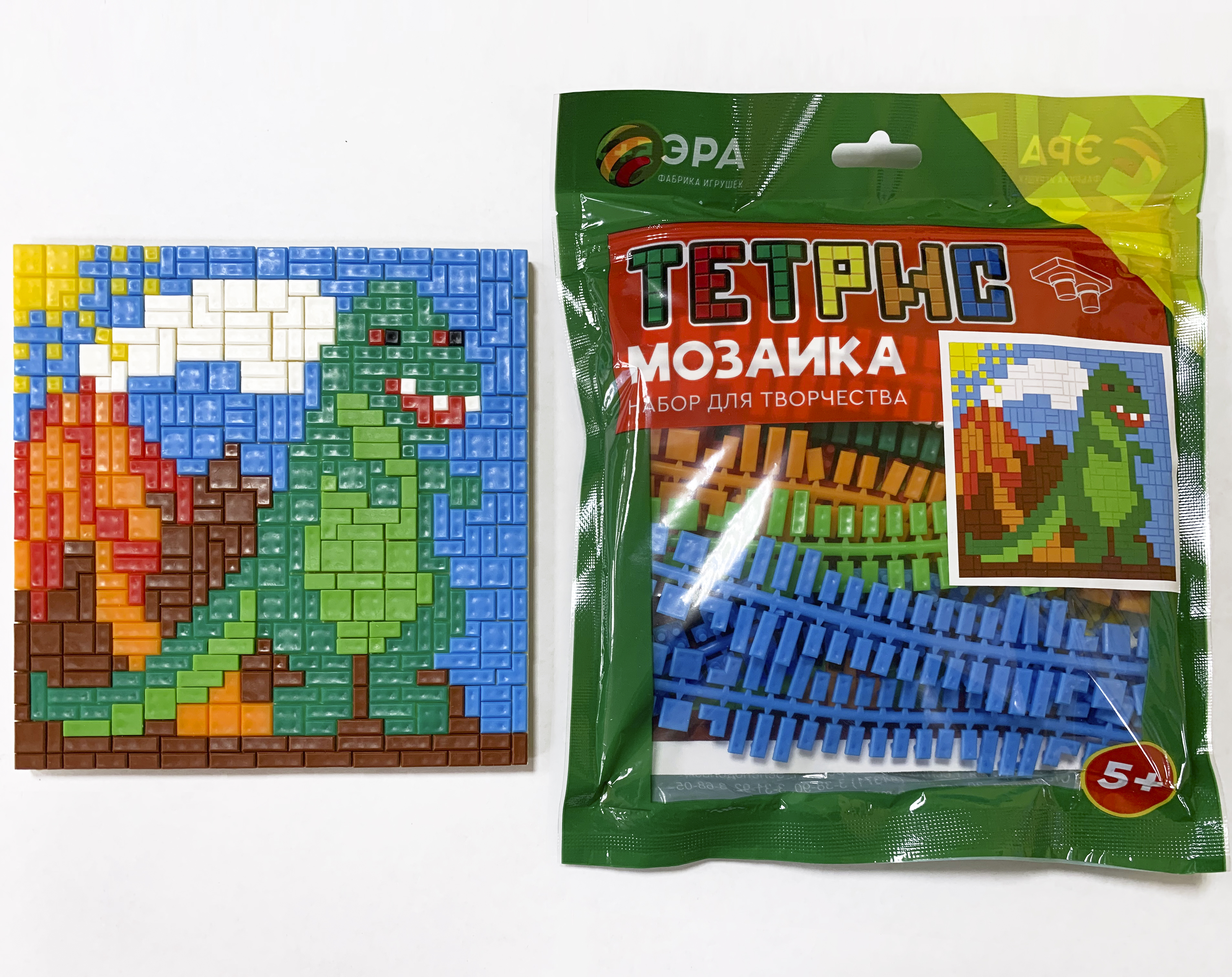 Фабрика игрушек Эра Тетрис мозаика тип 6 Динозавр С-438-57238307 Фото 1.