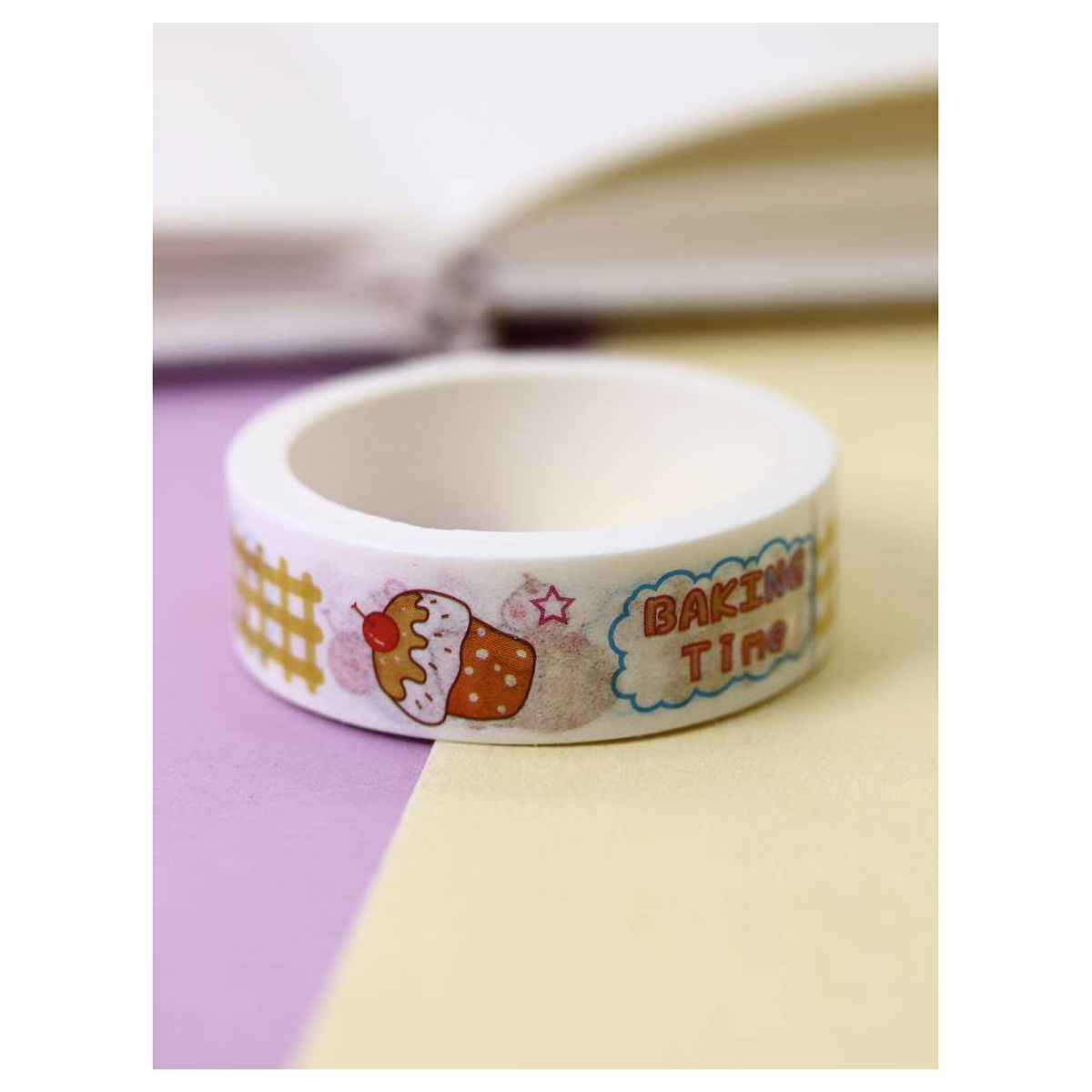ILIKEGIFT Декоративный скотч 1 см х 5 м 1 шт. Duck cake 601-4-01-03 Фото 2.