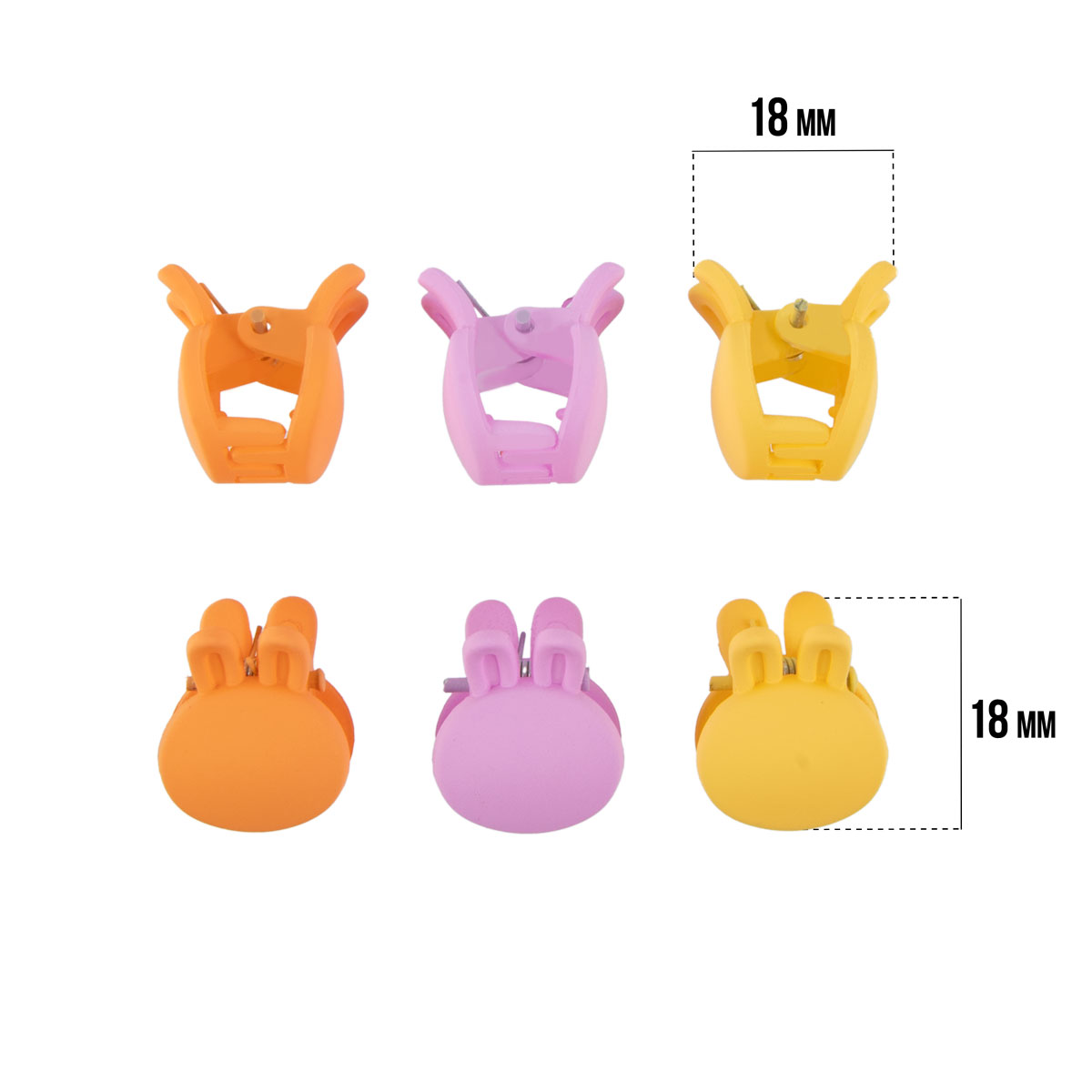 CHERRY MARY DZ07079 Набор заколок для волос 6 шт. №01 ассорти Фото 4.