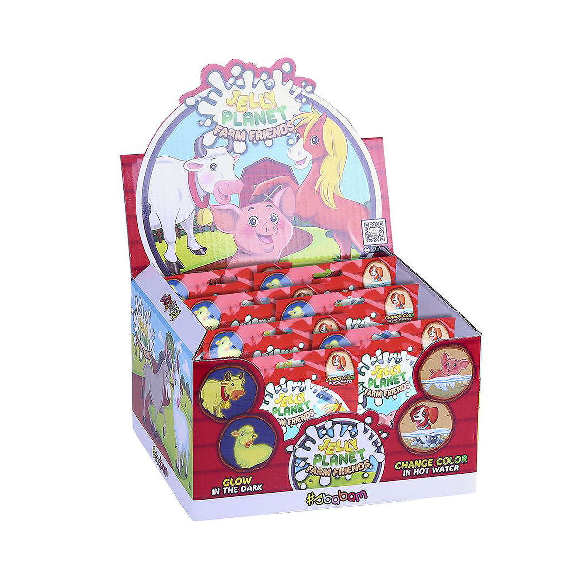 Sbabam Фигурка-тянучка Jelly Planet Веселая ферма 10 х 5 х 6 см термопластичная резина JELLY1 Фото 10.