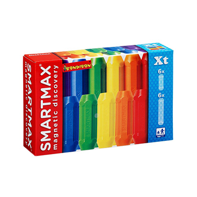 Магнитный конструктор SmartMax Дополнительный набор 3 (Xt) 6 кор.и 6 длин. пал-чек. ВВ0876 Фото 1.