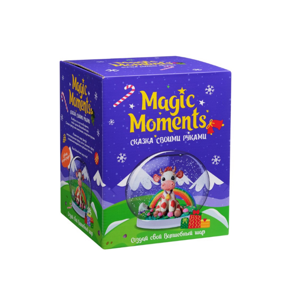 Magic Moments Набор Волшебный шар Корова mm-25 Фото 1.