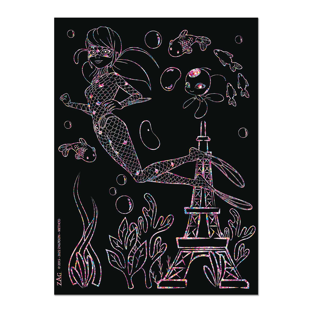 Premiere Publishing Гравюра Леди Баг и Супер-Кот 17 х 23 см аква LN0086 Фото 2.