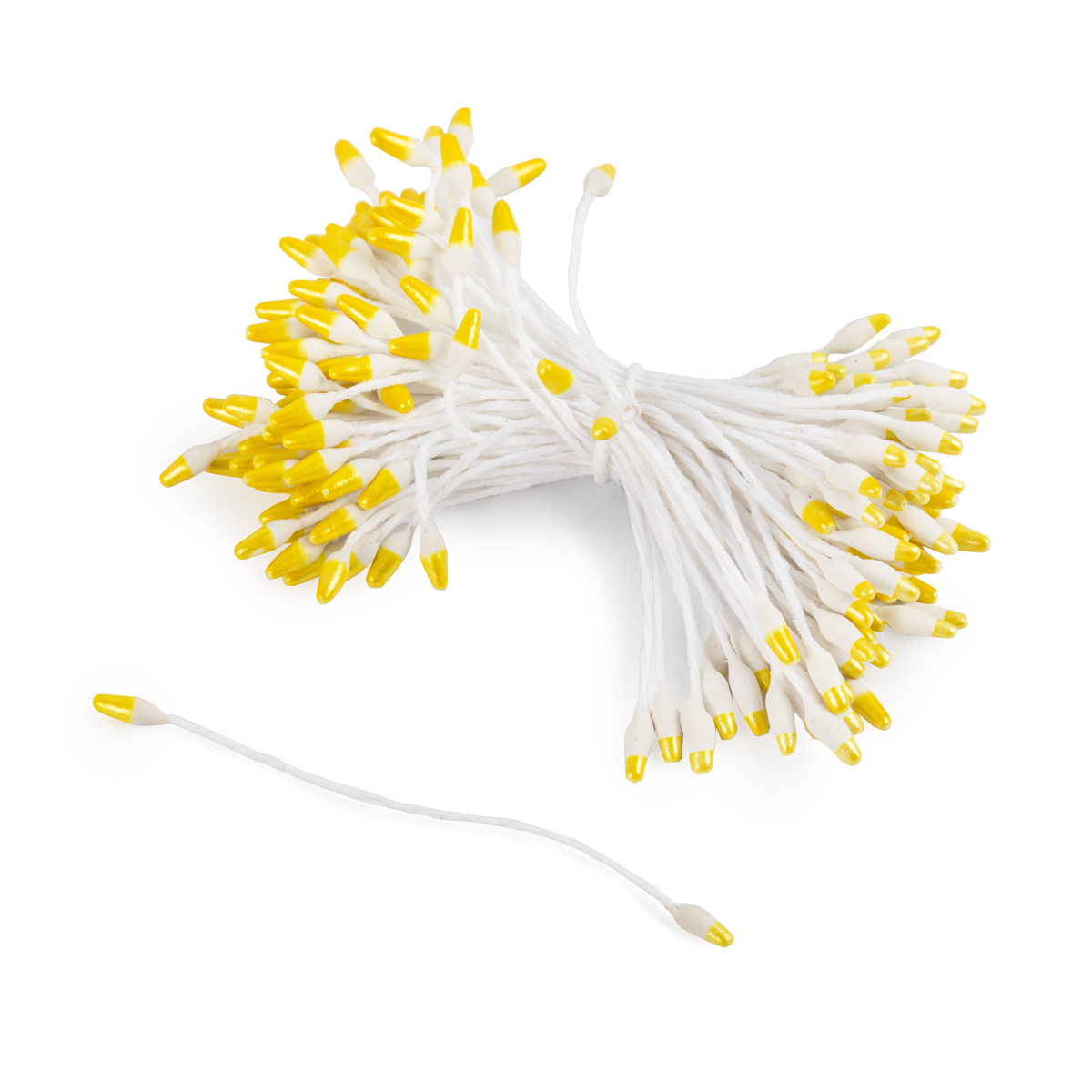 Blumentag Тычинки для искусственных цветов TIC/NSM-4 85 шт белый-жёлтый/white-yellow Фото 3.