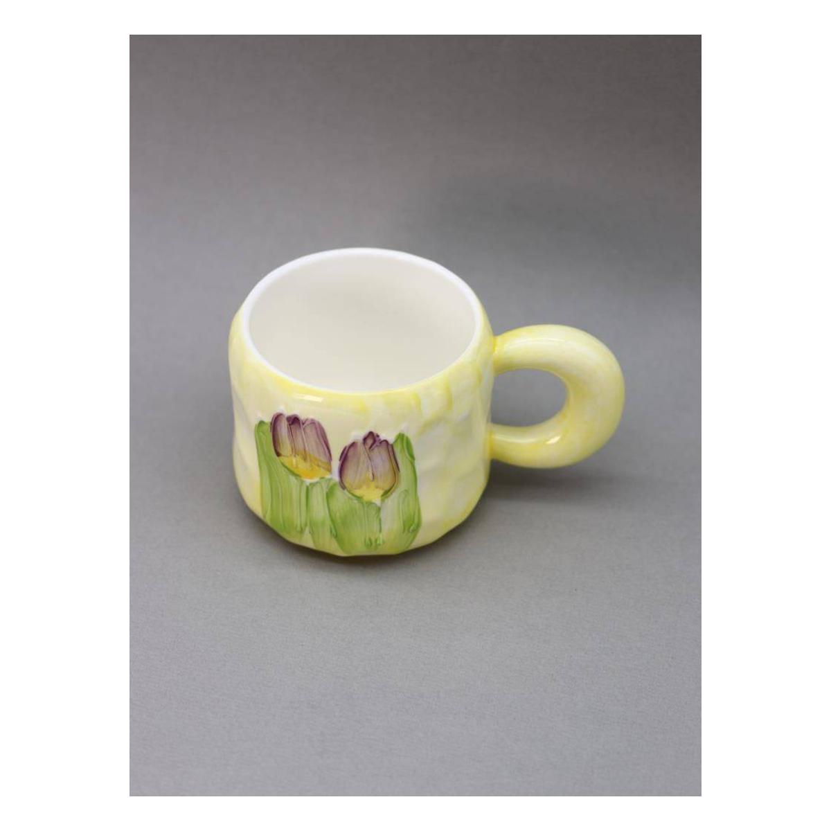 Посуда керамическая TALKEYOU GIFT CO LTD Кружка керамическая в ассорт. 13 х 15 х 10 см Watercolor flowers, yellow YX-637B-04 Фото 2.