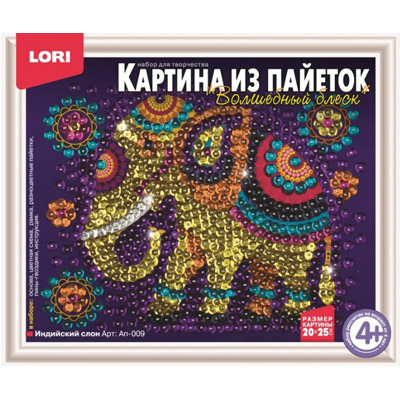 Lori Картина из пайеток Фото 1.