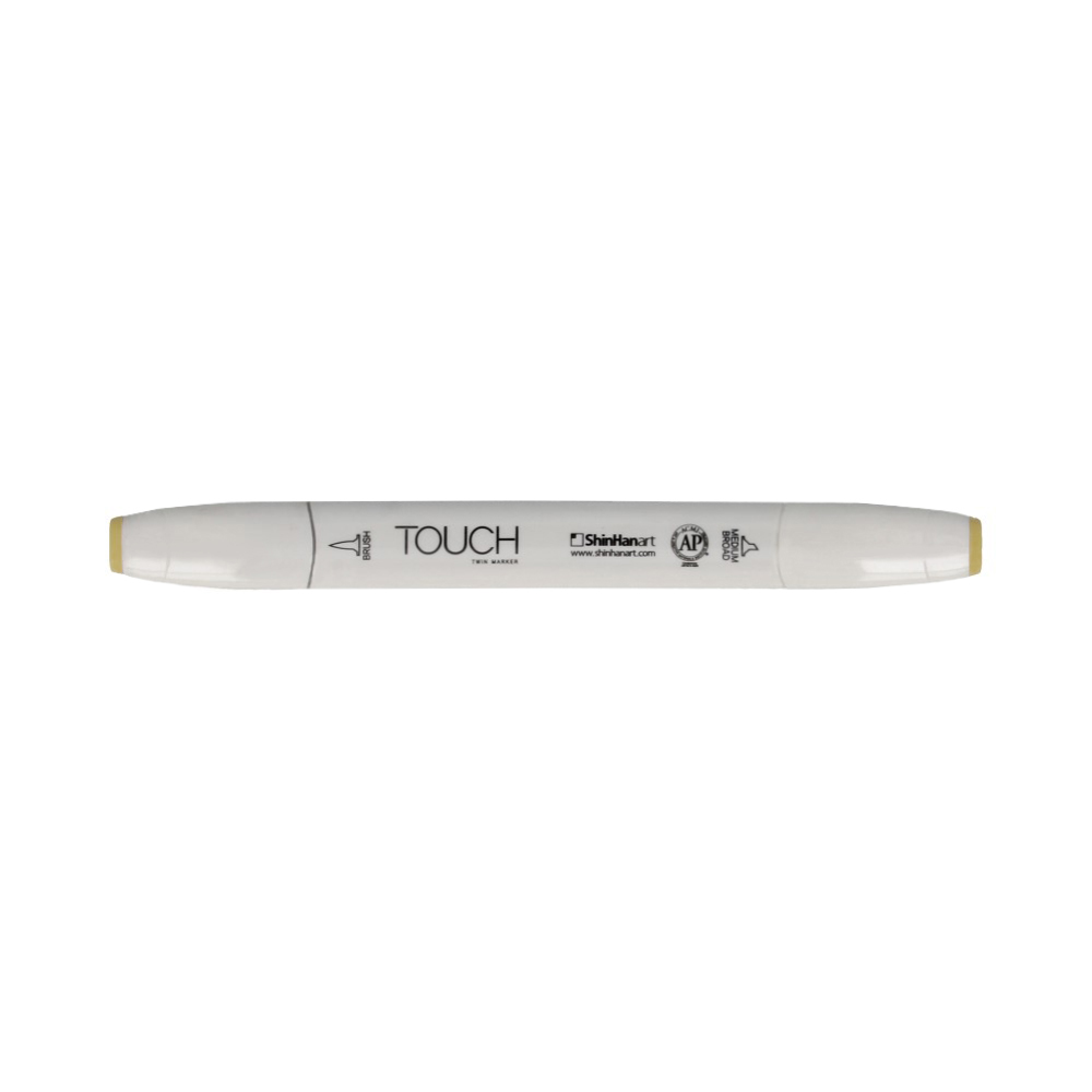 TOUCH TWIN BRUSH Маркер 1-8 мм кисть/перо скошенное 1210049 пастельный зеленый Y49 Фото 1.