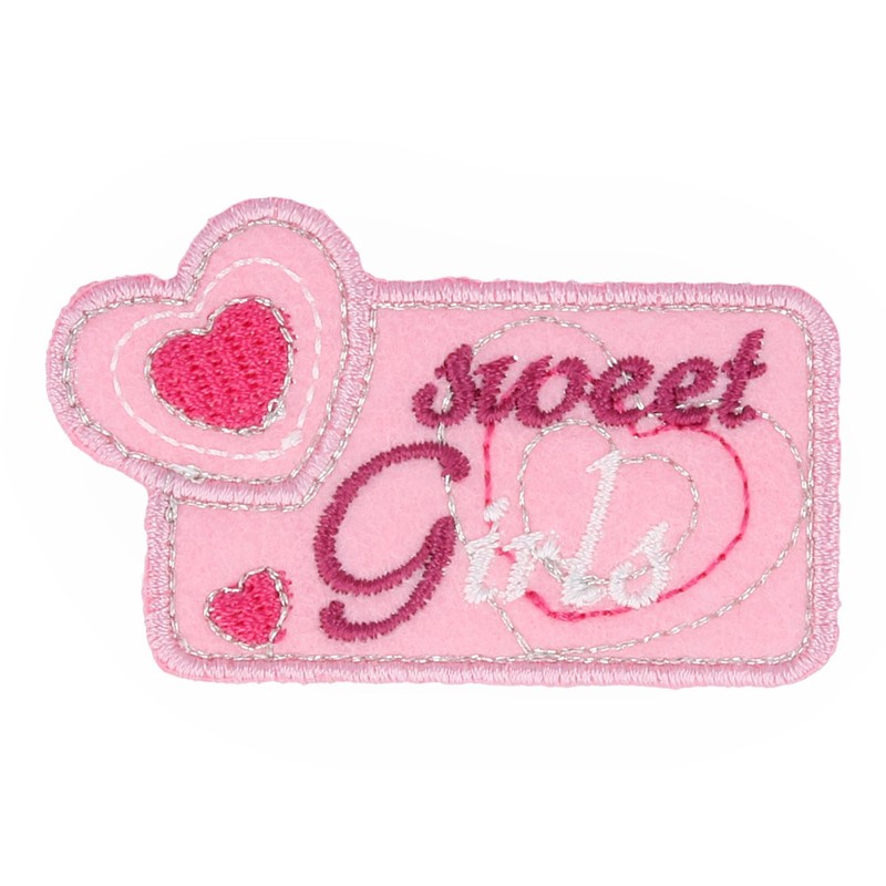Annet на клеевой основе № 7 7-930B Sweet girls розовый 7х4 см Фото 1.