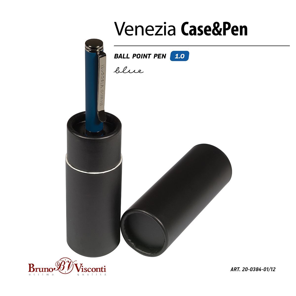 Bruno Visconti Ручка шариковая VENEZIA PRAGMATICO 1 мм 20-0384/01-12 цвет чернил: синий Фото 2.