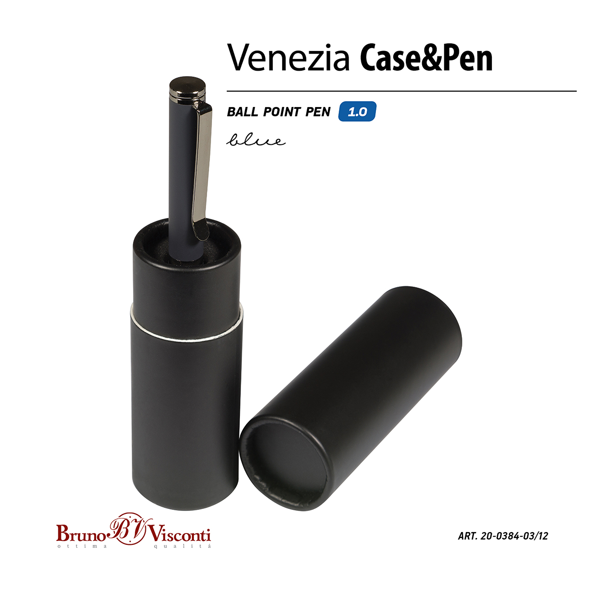 Bruno Visconti Ручка шариковая VENEZIA PRAGMATICO 1 мм 20-0384/03-12 цвет чернил: синий Фото 2.
