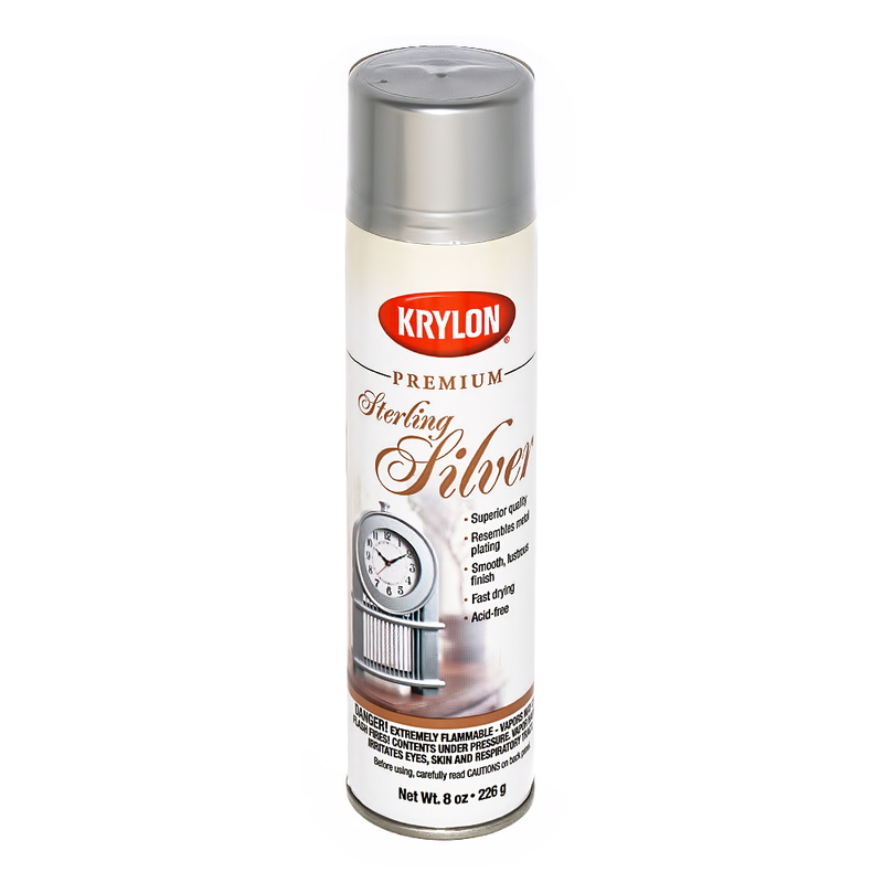 Krylon краска металлик премиум 226 г 1030 серебро Фото 1.