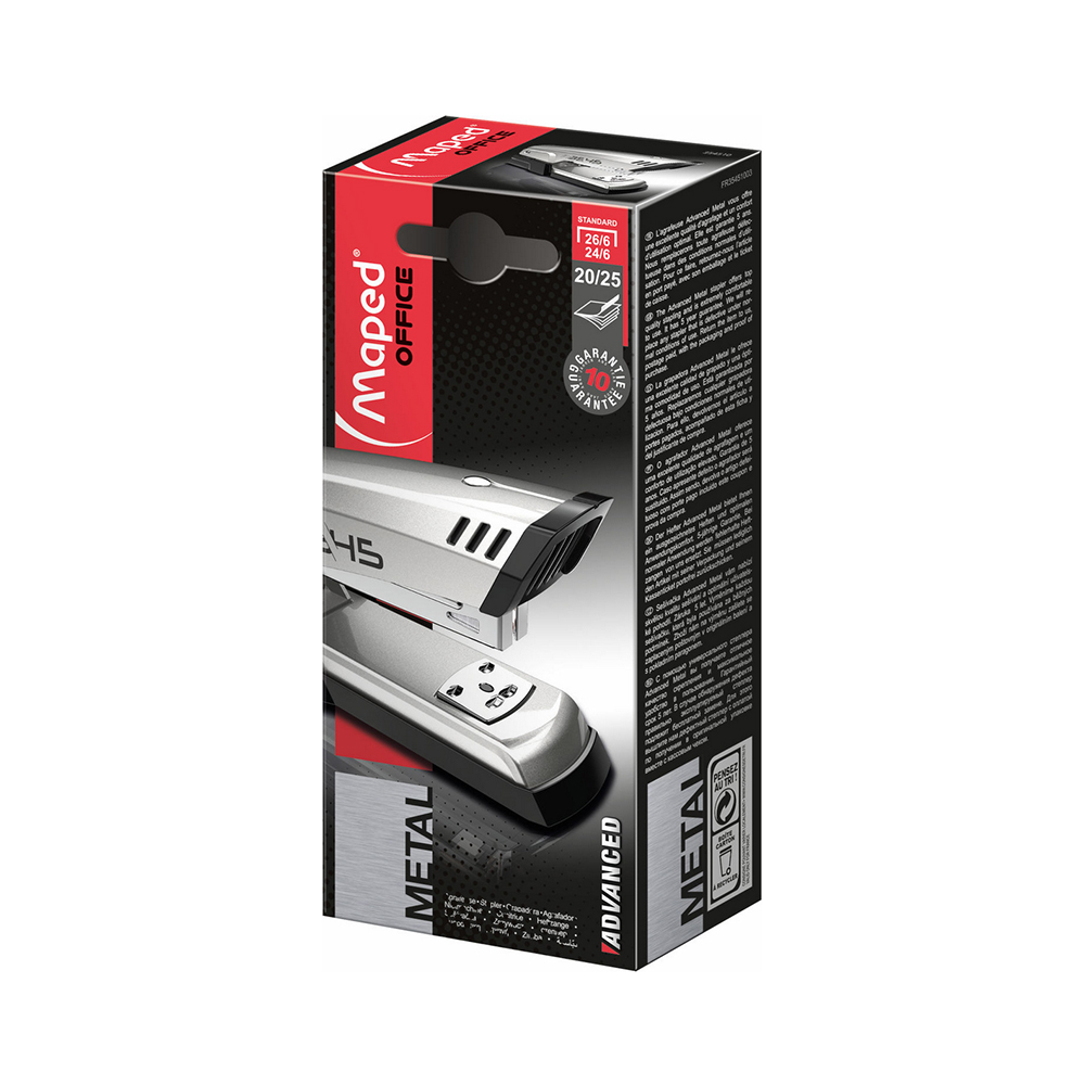 Maped Степлер настольный ADVANCED METAL 354510 Фото 2.
