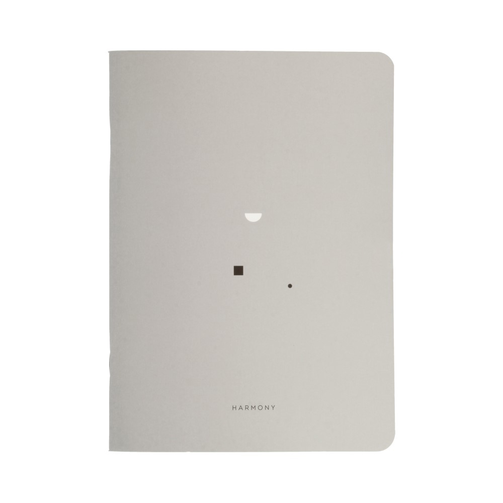 Be Smart N2506 Тетрадь общая Minimalism, серый A5 150х210 мм 40 л. на скрепке 65 г/кв.м клетка N2506 Фото 1.