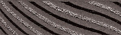 Лента жаккардовая 22 мм Gamma TRJ-35 отделочная черный/серебро Фото 1.