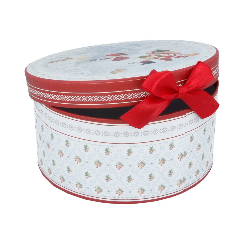 Grand Gift Коробка картонная круглая бумажная в ассортименте №03 16.8 х 8 см маленькая 304/3 Фото 2.