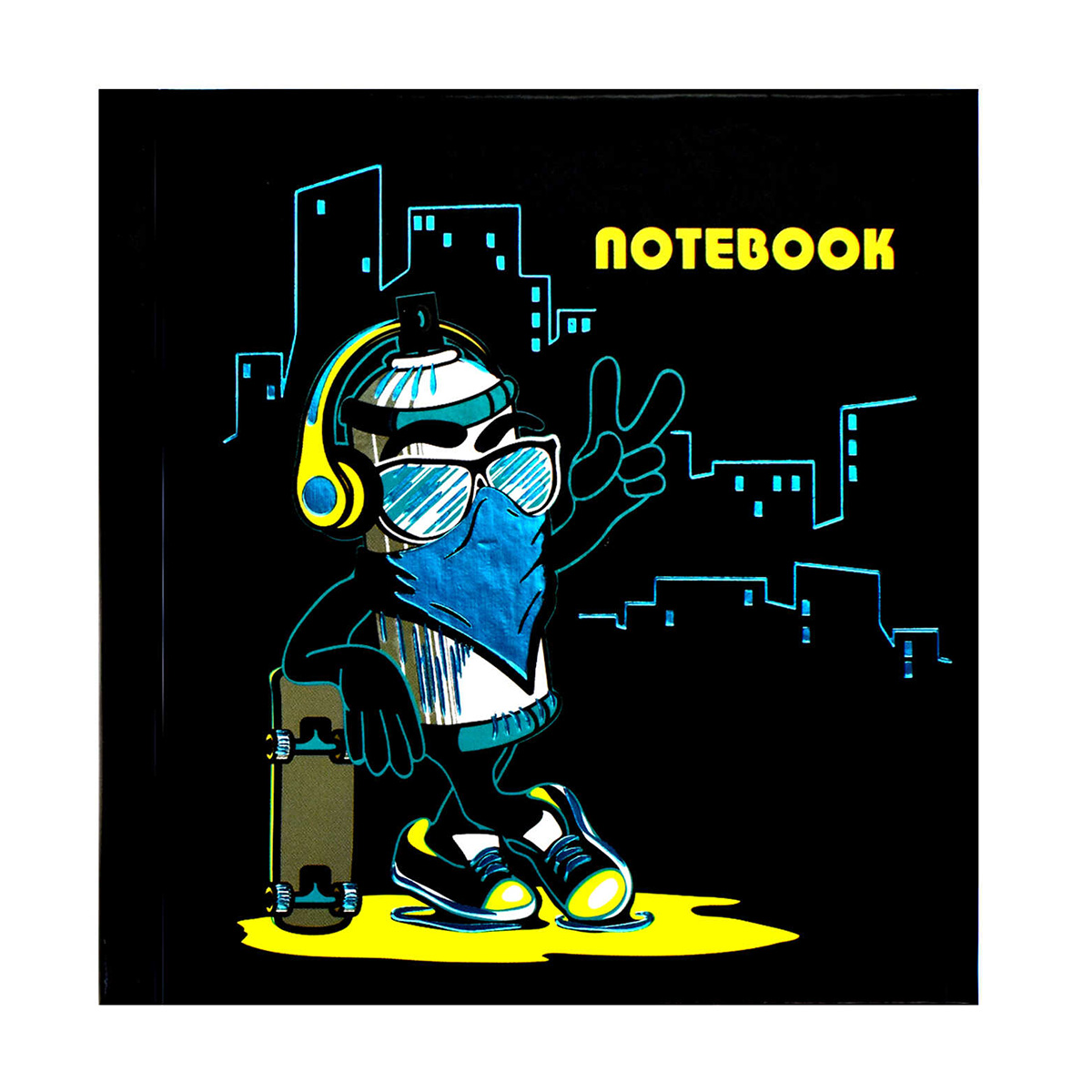 Феникс + Записная книжка Notebook ( 105 x 105 мм) 48 л. Балончик 58100 Фото 1.