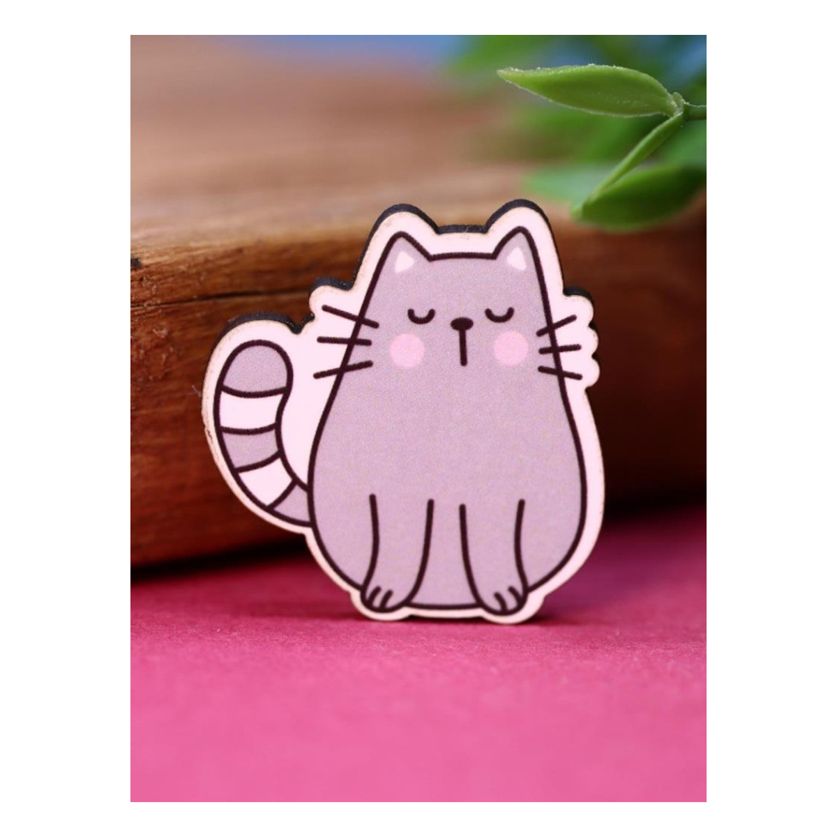ILIKEGIFT Значок Cat мультиколор 15649 Фото 1.