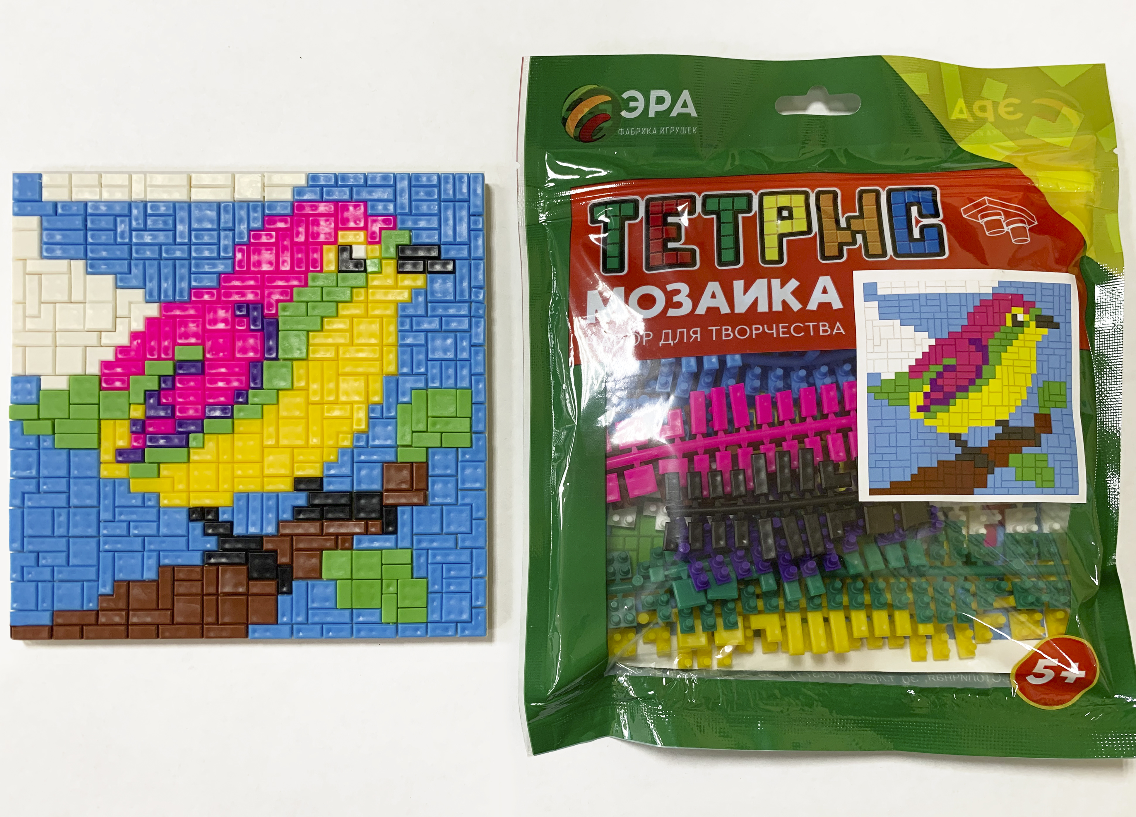 Фабрика игрушек Эра Тетрис мозаика тип 6 Птичка С-439-57238307 Фото 2.