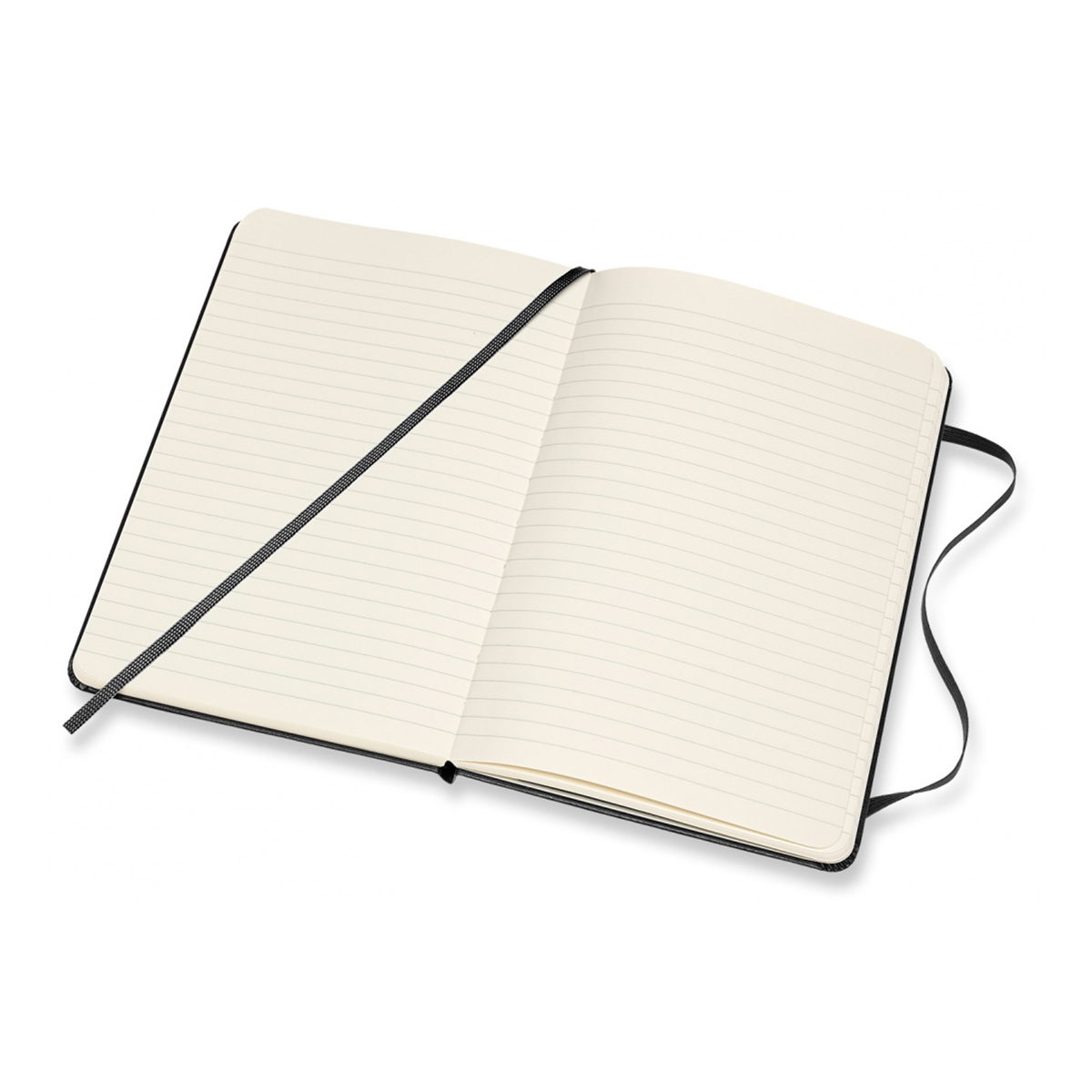 Moleskine Блокнот CLASSIC Medium ( 115x180 мм) 104 л. линия черный 1127639 Фото 4.