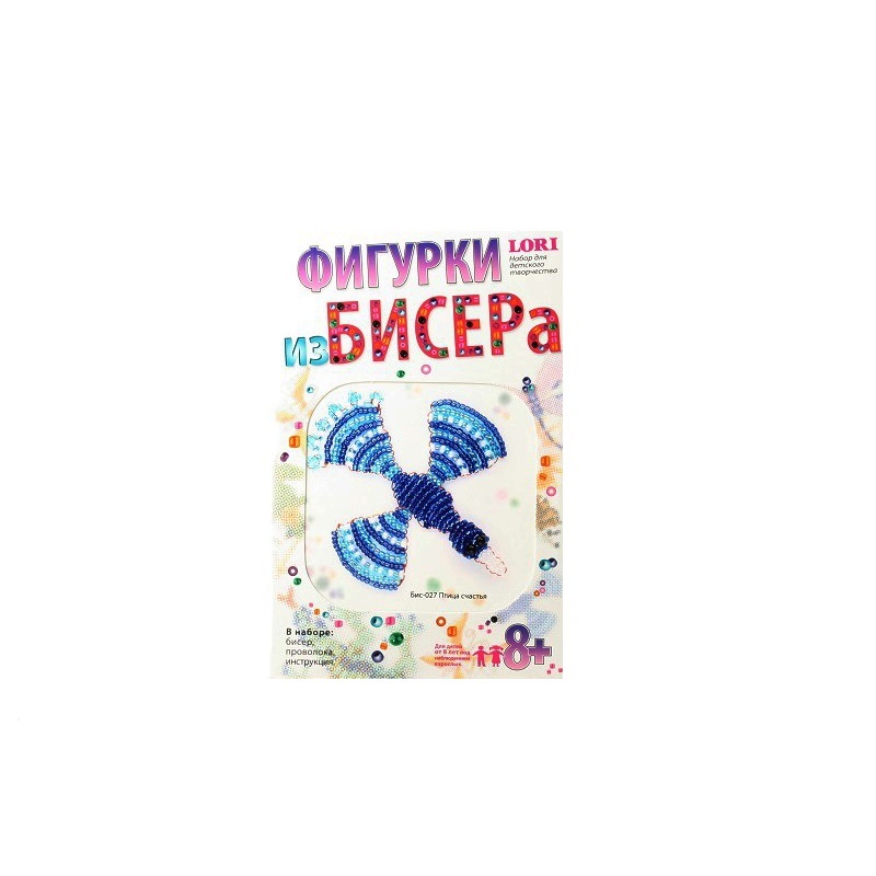 Lori Фигурки из бисера Птица счастья Бис-027 Фото 2.