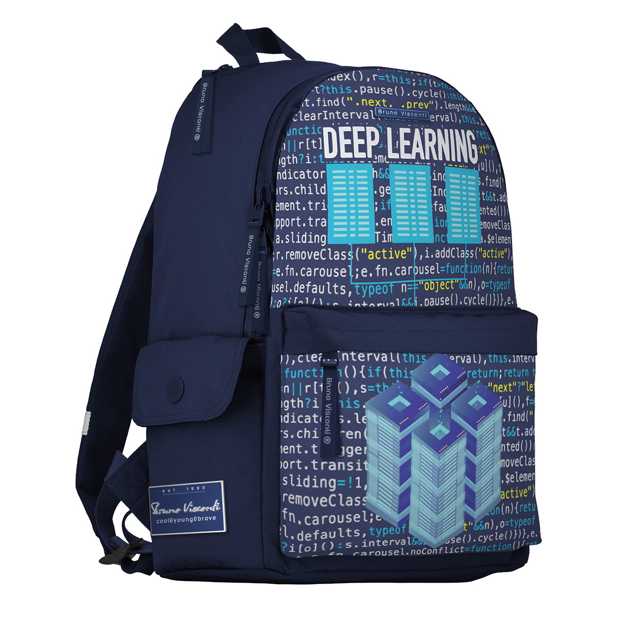 Bruno Visconti Рюкзак молодежный DEEP LEARNING 40 х 30 х 9 см 12-003-161/02 Фото 2.