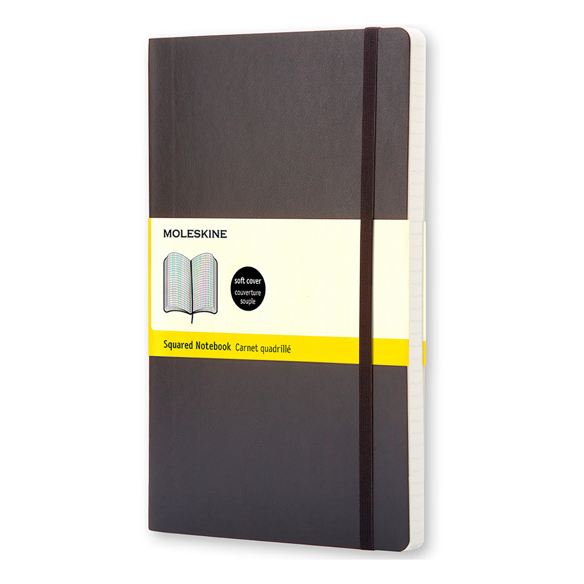 Moleskine Блокнот CLASSIC SOFT Pocket ( 90x140 мм) 96 л. клетка черный 385248 Фото 5.