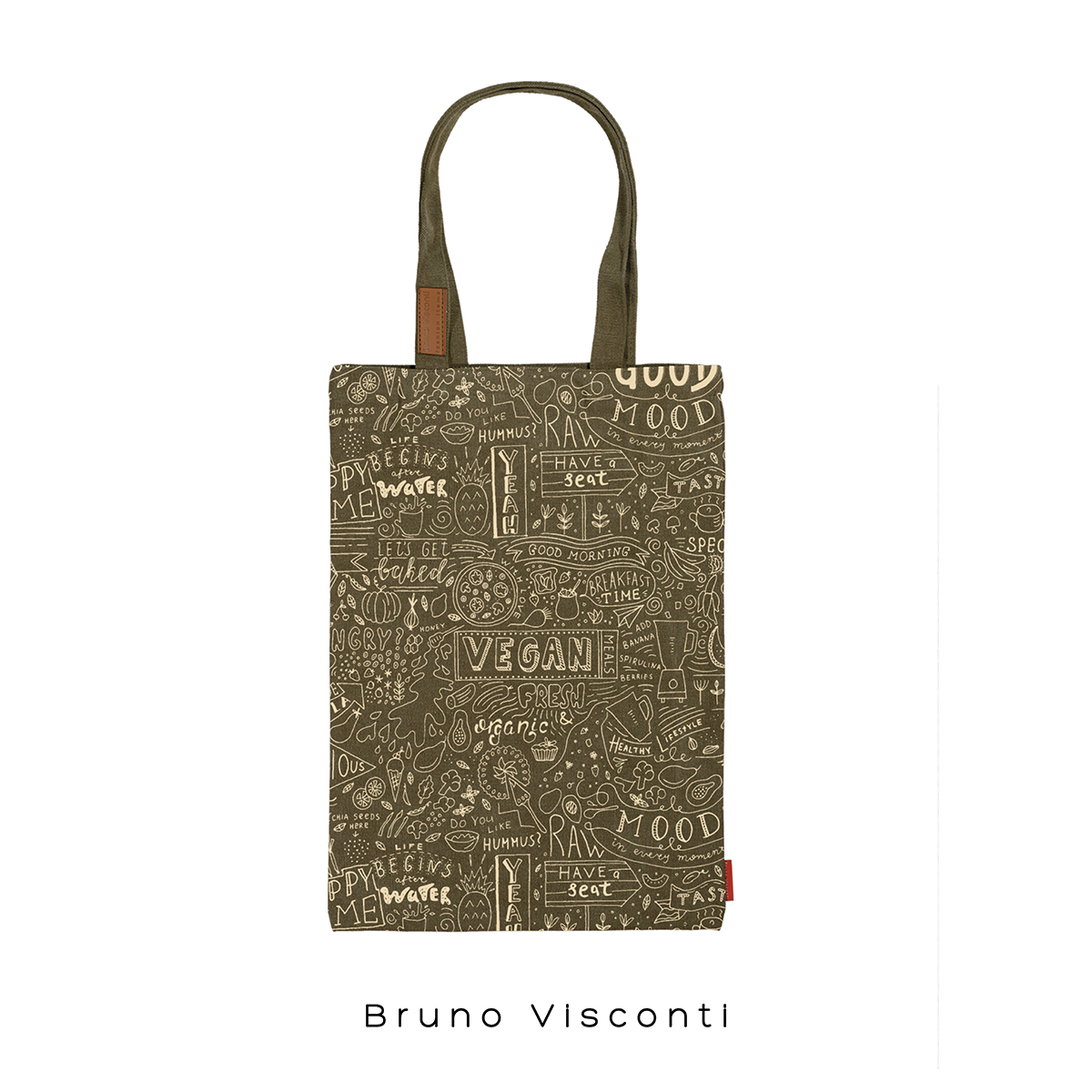 Bruno Visconti Сумка-шоппер с карманом 47 х 35 см VEGAN 16-002-03/08 Фото 11.