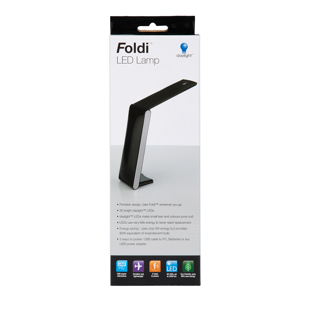 Daylight Портативная лампа на светодиодах D45001 черный Фото 10.