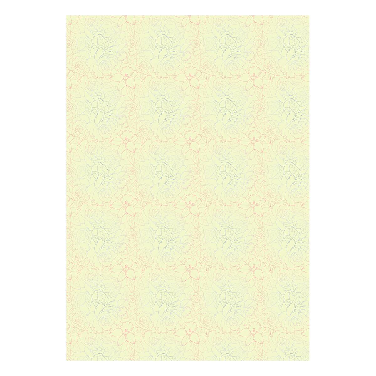 MESHU Бумага упаковочная глянцевая Grace twigs 70 х 100 см ассорти MS_62830 Фото 4.