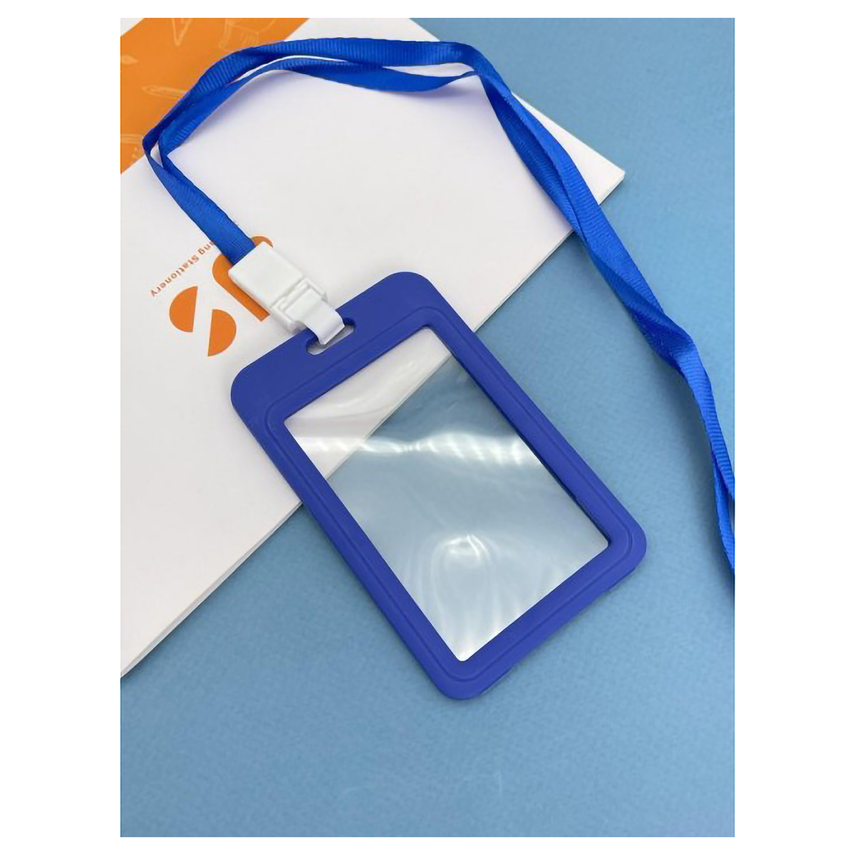 ILIKEGIFT Держатель для карт в ассорт. с шнурком Clear color, blue 133-093 Фото 1.