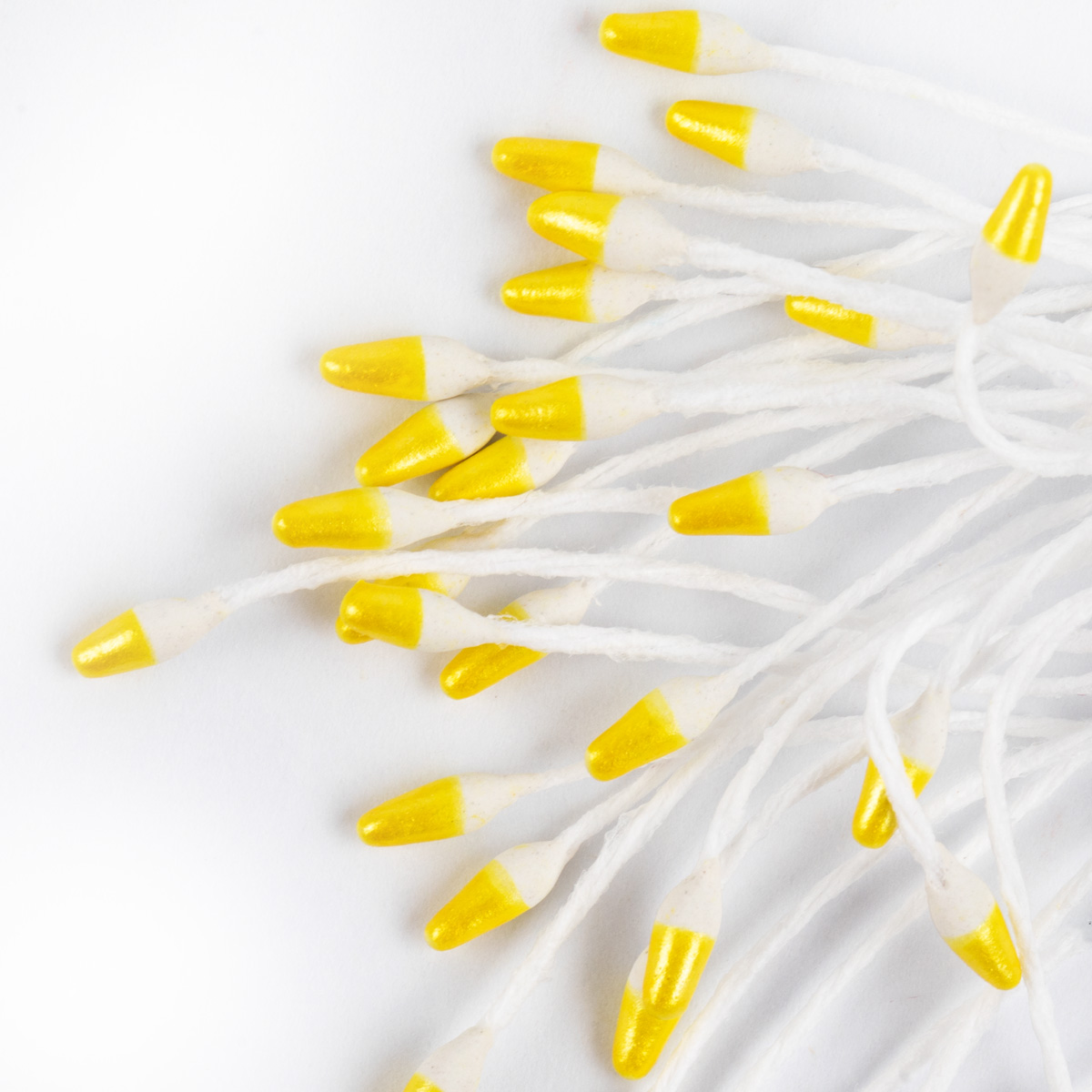 Blumentag Тычинки для искусственных цветов TIC/NSM-4 85 шт белый-жёлтый/white-yellow Фото 5.