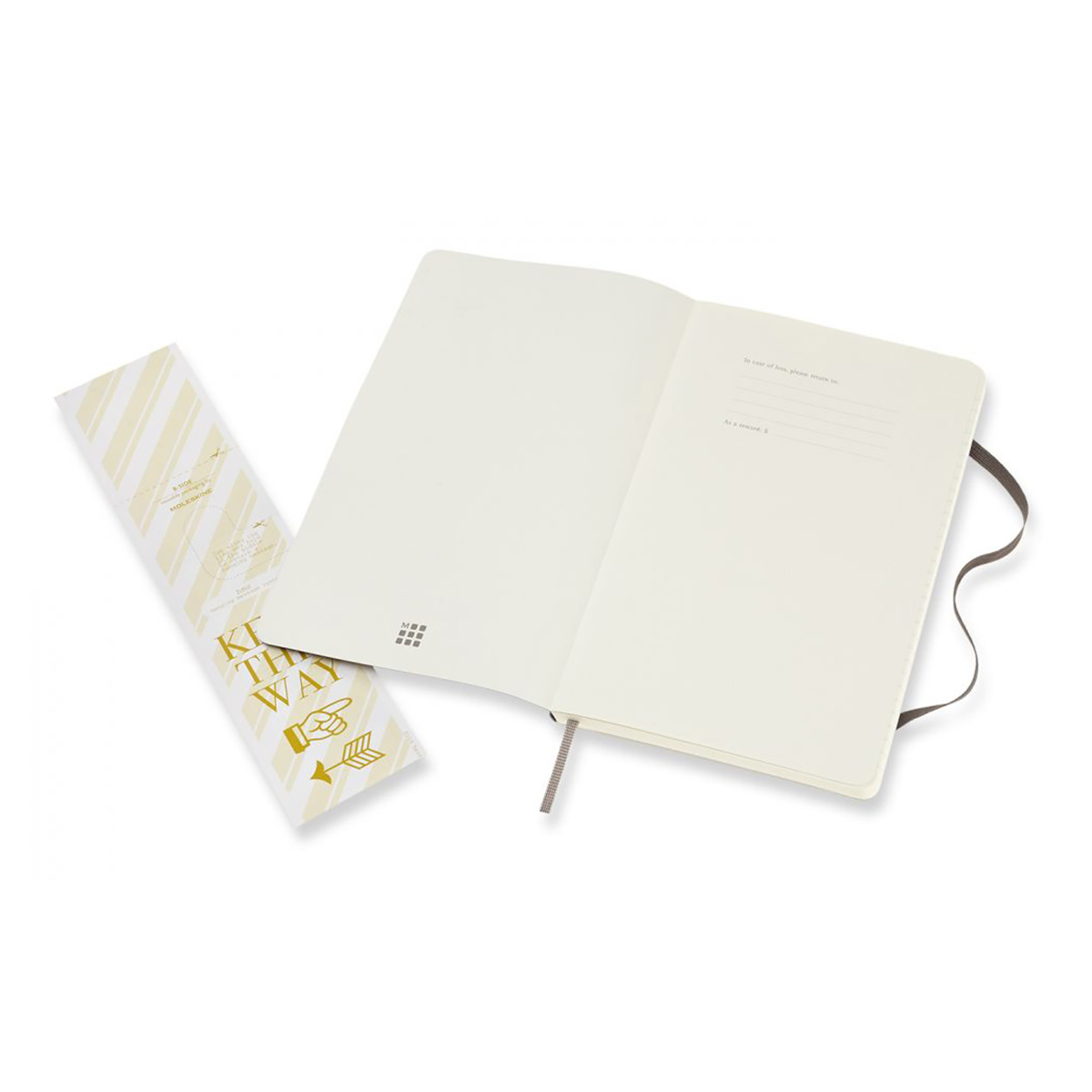 Moleskine Блокнот CLASSIC SOFT Large линейка ( 130 x 210 мм) 96 л. линия Коричневый Фото 3.