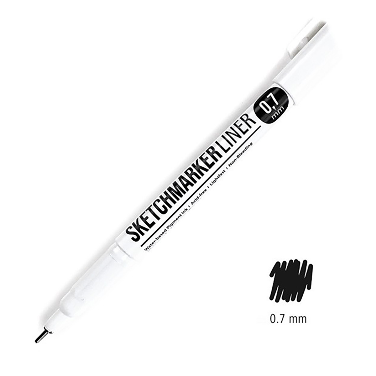 SKETCHMARKER Ручка капиллярная (линер) SML-07 0.7 мм чёрный Фото 1.