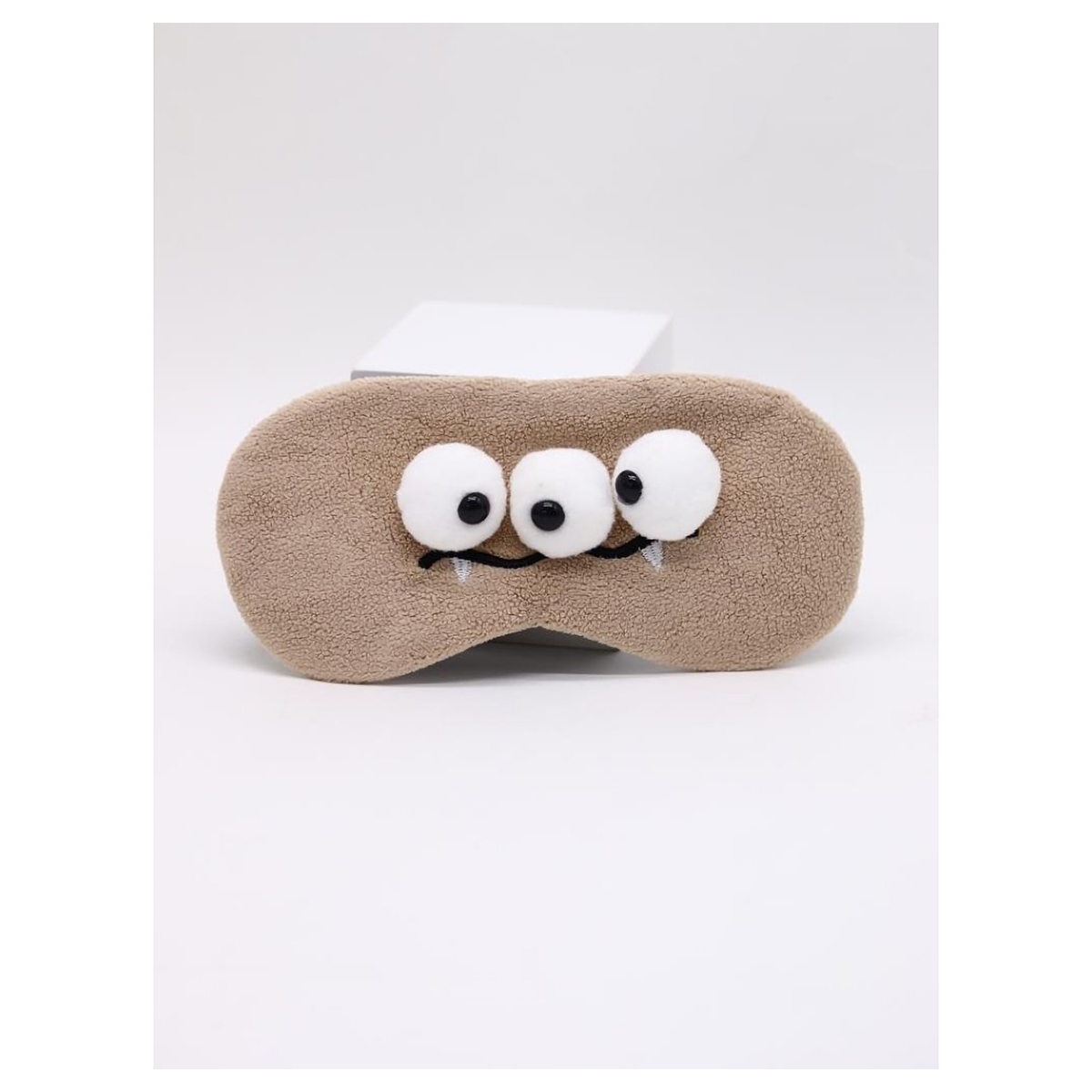 ILIKEGIFT Маска для сна гелевая 129-P064-1 Cute weirdos, brown Фото 1.