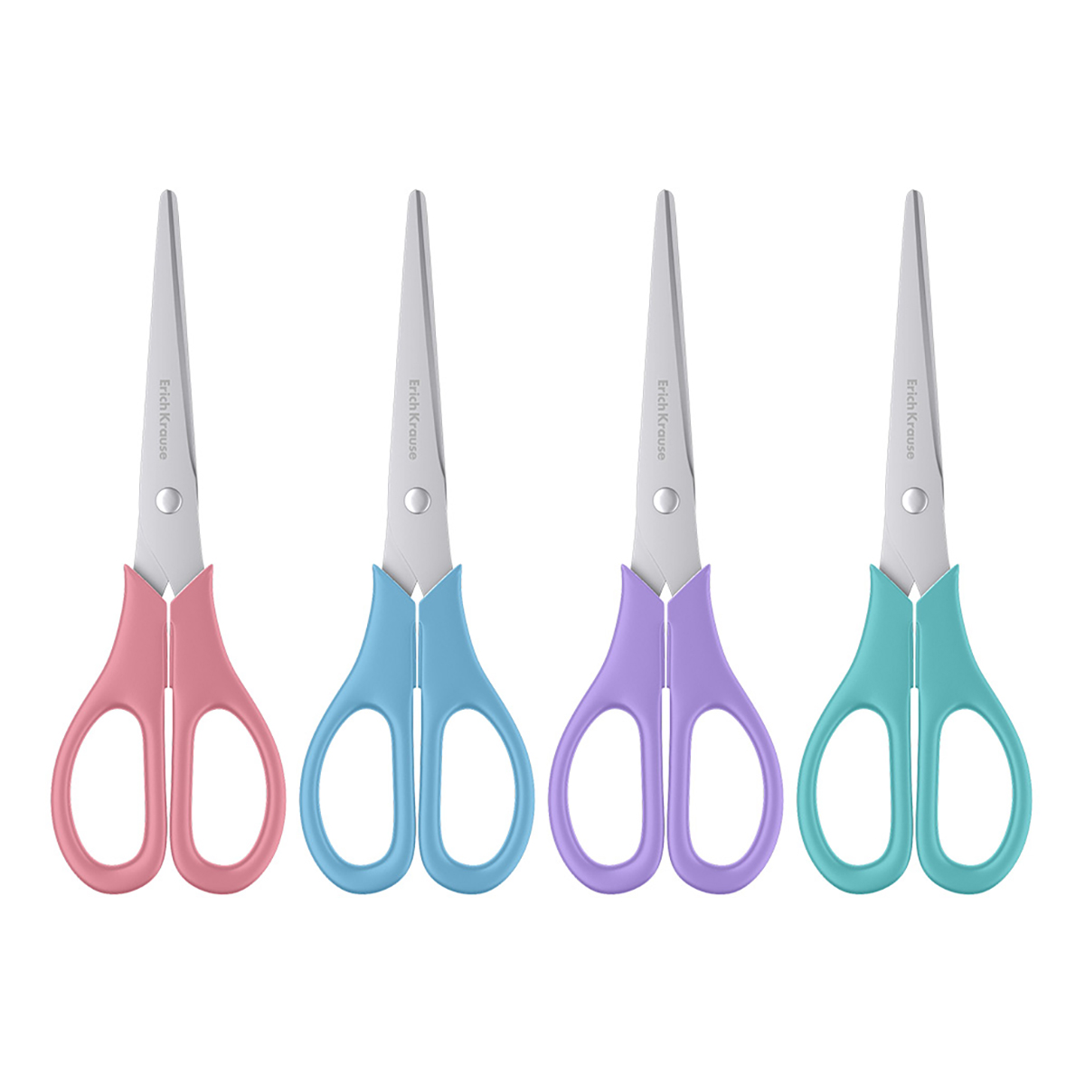 ErichKrause Ножницы EasyCut Pastel 17 см ассорти 60874 Фото 2.