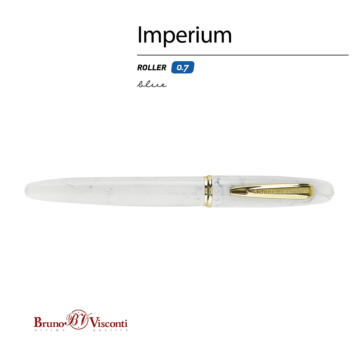 Bruno Visconti Ручка IMPERIUM РОЛЛЕР 0.7 мм 20-0388/02 цвет чернил: синий Фото 6.