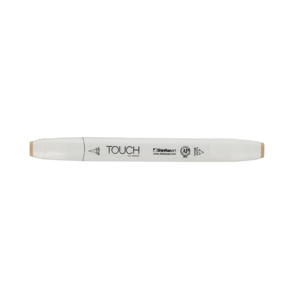 TOUCH TWIN BRUSH Маркер 1-8 мм кисть/перо скошенное 1210133 нежный телесный YR133 Фото 1.
