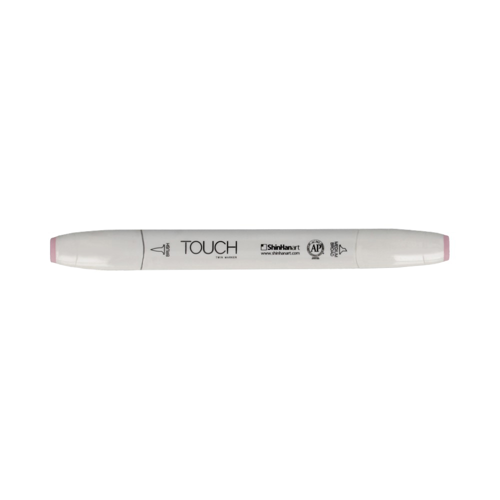 TOUCH TWIN BRUSH Маркер 1-8 мм кисть/перо скошенное 1210138 светлый розовый RP138 Фото 1.