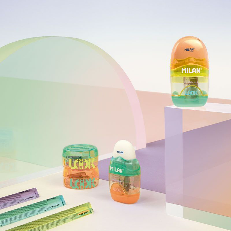 Milan Набор CAPSULE ластик с точилкой для карандашей New Look BYM10400LK2 Фото 4.